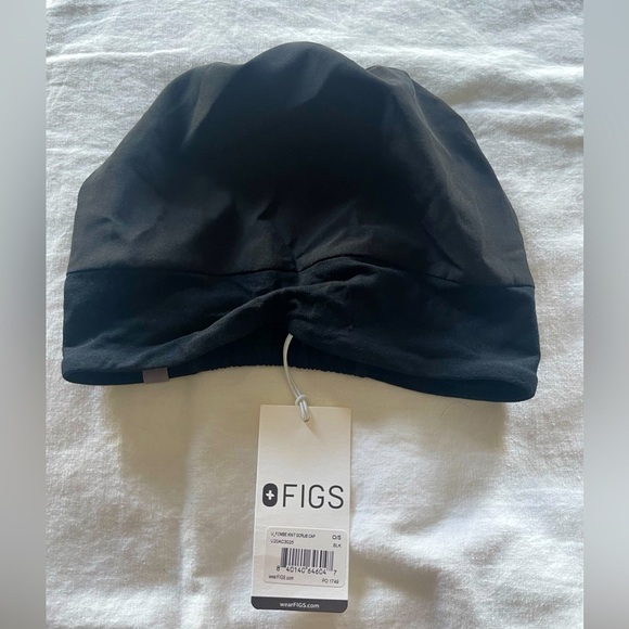 Figs Accessories - NWT Women’s Figs Black Elastic Surgical Cap